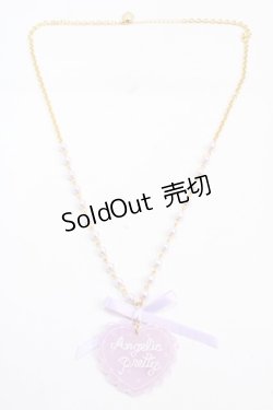 画像3: Angelic Pretty / DotスカラップHeartネックレス  ラベンダー Y-25-02-27-014-AP-AC-SZ-ZY