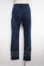 画像2: 【SALE】axes femme / 香水×バラ刺繍デニムパギンス M インディゴ Y-25-02-27-167-AX-PA-SZ-ZT220 (2)
