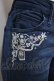 画像3: axes femme / 香水×バラ刺繍デニムパギンス M インディゴ Y-25-02-27-167-AX-PA-SZ-OS (3)