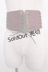 axes femme / フェイクレザーベルト  ワイン Y-25-02-27-019-AX-ZA-AS-ZY