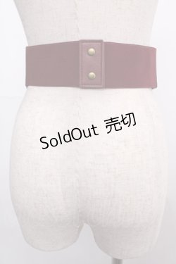 画像2: axes femme / フェイクレザーベルト  ワイン Y-25-02-27-019-AX-ZA-AS-ZY