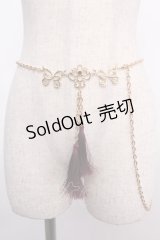 axes femme / チャイナ蝶チェーンベルト  ゴールド Y-25-02-27-026-AX-AC-AS-ZY