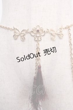画像2: axes femme / チャイナ蝶チェーンベルト  ゴールド Y-25-02-27-026-AX-AC-AS-ZY