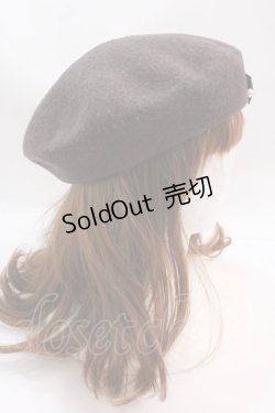 画像3: m petit by misako / ベレー帽 57.5cm 中茶 Y-25-02-27-034-LO-AC-SZ-ZT