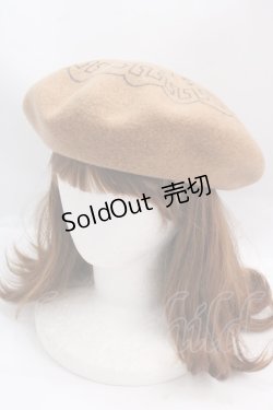 画像2: Q-pot. / ビスケットベレー帽  キャメル Y-25-02-27-037-QP-AC-SZ-ZY