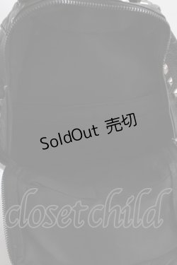 画像3: NieR Clothing / スタッズ付きレザーバック  黒 Y-25-02-27-038-PU-BG-SZ-ZY