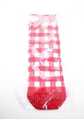 Angelic Pretty / Lovelyギンガムクルー丈ソックス  レッド Y-25-03-04-008-AP-ZA-SZ-ZY