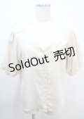 DearMyLoveRose / セーラー襟レースシンプルブラウス LL ベージュ Y-25-03-04-071-EL-BL-SZ-ZY