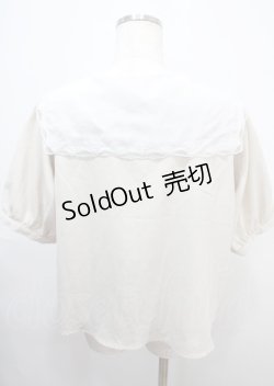画像2: DearMyLoveRose / セーラー襟レースシンプルブラウス LL ベージュ Y-25-03-04-071-EL-BL-SZ-ZY
