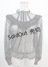 abilletage /Noirレースブラウス  白 Y-25-03-04-081-GO-BL-SZ-ZY