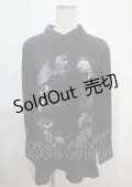 Drug Honey / 臓器デザインシャツ  黒 Y-25-03-04-084-PU-TO-SZ-ZY
