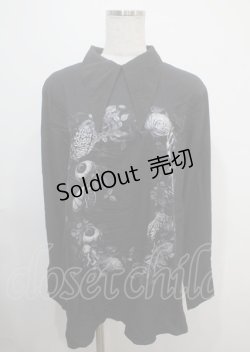 画像1: Drug Honey / 臓器デザインシャツ  黒 Y-25-03-04-084-PU-TO-SZ-ZY