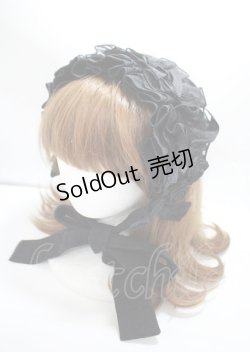 画像1: Hoshibako Works / 真夜中の囁きヘッドドレス  黒 Y-25-03-04-012-LO-AC-SZ-ZY