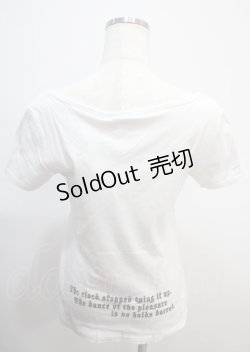 画像2: ALGONQUINS / スカルクロック半袖シャツ  白 Y-25-03-04-090-AL-TO-SZ-ZY
