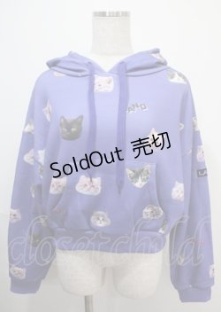 画像1: LAND by MILK BOY / CAT BUNCHパーカー  パープル Y-25-03-04-091-PU-TO-SZ-ZY