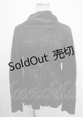 h.ANARCHY / ハイネックダメージニット  黒 Y-25-03-04-096-HN-TO-SZ-ZY