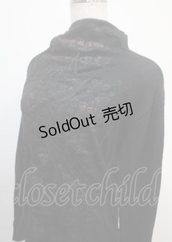 画像3: h.ANARCHY / ハイネックダメージニット  黒 Y-25-03-04-096-HN-TO-SZ-ZY