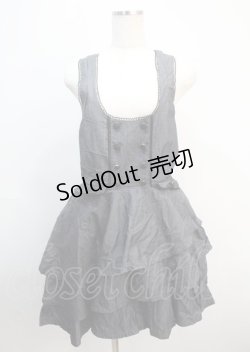 画像1: axes femme POETIQUE / ティアードフリルワンピース  グレー Y-25-03-04-100-AX-OP-SZ-ZY