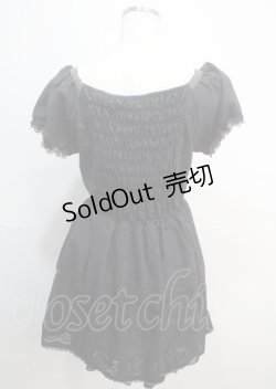 画像2: axes femme / パネルオパールPT姫チュニ  黒 Y-25-03-04-102-AX-OP-SZ-ZY