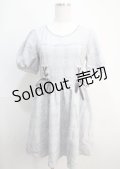 axes femme POETIQUE / スカラップビスチェ切り替えワンピース  グレー Y-25-03-04-106-AX-OP-SZ-ZS