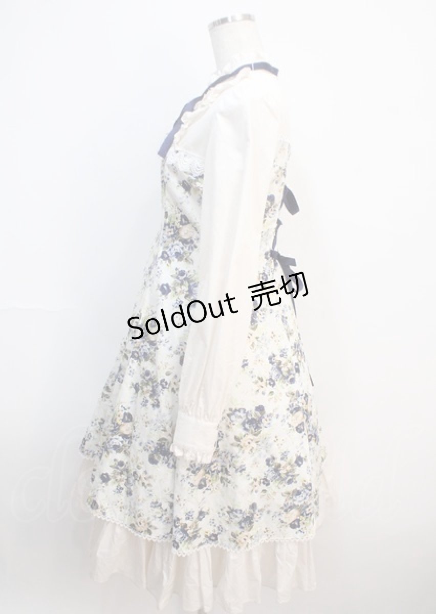 画像5: Victorian maiden / アンティークロココブーケドールドレス  ネイビー Y-25-03-04-124-CL-OP-SZ-ZY (5)