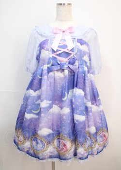 画像1: Angelic Pretty / Dreamy Luna ラプンツェルワンピース F ラベンダー Y-25-03-04-125-AP-OP-SZ-ZI