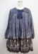 画像1: metamorphose / Star Rose　Aラインワンピース  紺 Y-25-03-04-126-ME-OP-SZ-ZY (1)