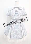 星箱works / 青華磁　ショートワンピース M  Y-25-03-04-127-PU-OP-SZ-ZY