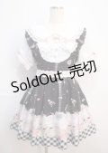 LIZ LISA / Sugary Treats Picnic柄ワンピース  黒 Y-25-03-04-135-LO-OP-SZ-ZY