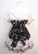 画像2: LIZ LISA / Sugary Treats Picnic柄ワンピース  黒 Y-25-03-04-135-LO-OP-SZ-ZY (2)