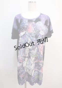 画像1: Royal Princess Alice / ruru cat シャツワンピース  パープル Y-25-03-04-136-LO-TO-SZ-ZY