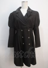 axes femme POETIQUE / ダブル釦タックデザインワンピース  黒 Y-25-03-04-142-AX-OP-SZ-ZT438
