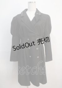 axes femme POETIQUE / ダブル釦タックデザインワンピース  黒 Y-25-03-04-142-AX-OP-SZ-ZT438