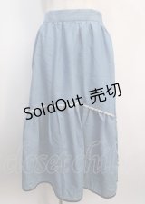 axes femme / ドロスト切替デニムスカート F ウォッシュ Y-25-03-04-157-AX-SK-SZ-ZS