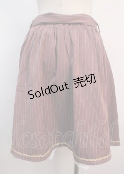 画像2: axes femme kawaii / ストライプスカート M 淡ピンク Y-25-03-04-164-AX-SK-SZ-OS