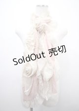 axes femme / お花デザインストール  淡ピンク Y-25-03-04-019-AX-ZA-SZ-ZY