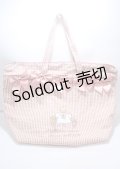 Maison de FLEUR / marron creamチェックトートバック  ピンク Y-25-03-04-024-LO-BG-SZ-ZY