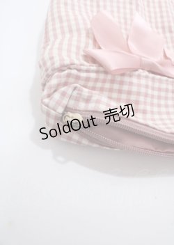 画像3: Maison de FLEUR / marron creamチェックトートバック  ピンク Y-25-03-04-024-LO-BG-SZ-ZY