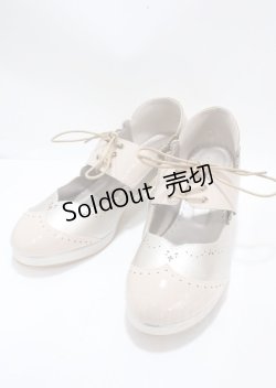 画像1: axes femme kawaii / プリエールクロスパンプス L ベージュ Y-25-03-04-029-AX-SH-SZ-ZT-K022