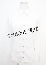 Ozz oneste / スナップボタンシャツ  白 Y-25-03-07-055-OO-BL-SZ-ZY