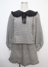 Secret Honey / 千鳥柄セットアップ  黒 Y-25-03-07-062-CA-TO-SZ-ZT303