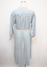 画像2: axes femme / フィッシュテールシャツワンピース M サックス Y-25-03-07-063-AX-OP-SZ-ZI (2)