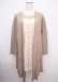 画像1: axes femme / レイヤード風レースチュニック M モカ Y-25-03-07-067-AX-TO-SZ-ZY (1)