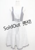 axes femme POETIQUE / チェックバイカラーキャミワンピース M グレー Y-25-03-07-075-AX-OP-SZ-ZS