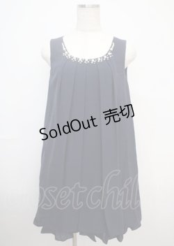 画像1: axes femme / バックバラスリットドレス M コン Y-25-03-07-077-AX-OP-SZ-ZI