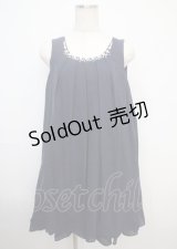 axes femme / バックバラスリットドレス M コン Y-25-03-07-078-AX-OP-SZ-ZS