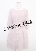 axes femme / タックデザインドレス M 淡ピンク Y-25-03-07-081-AX-OP-SZ-ZI