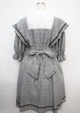 画像2: axes femme Kawaii / アメリアワンピース  グレーｘ白 Y-25-03-07-090-AX-OP-AS-ZH (2)