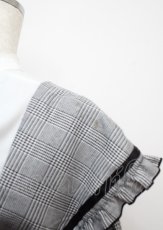 画像3: axes femme Kawaii / アメリアワンピース  グレーｘ白 Y-25-03-07-090-AX-OP-AS-ZH (3)