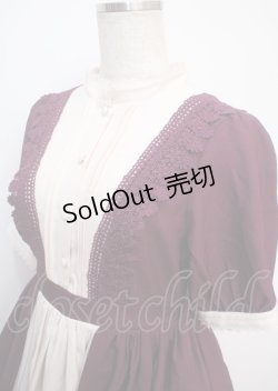 画像3: axes femme kawaii / エレガントドールワンピース  ワイン Y-25-03-07-092-AX-OP-SZ-OS
